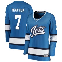 Winnipeg Jets Women's Keith Tkachuk Fanatics Branded Breakaway Blue Alternate Jersey