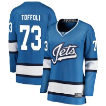 Winnipeg Jets Women's Tyler Toffoli Fanatics Branded Breakaway Blue Alternate Jersey