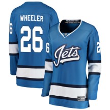 Winnipeg Jets Women's Blake Wheeler Fanatics Branded Breakaway Blue Alternate Jersey