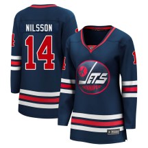 Winnipeg Jets Women's Ulf Nilsson Fanatics Branded Premier Navy 2021/22 Alternate Breakaway Player Jersey
