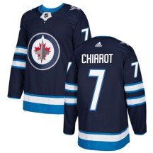 Winnipeg Jets Youth Ben Chiarot Adidas Authentic Navy Blue Home Jersey