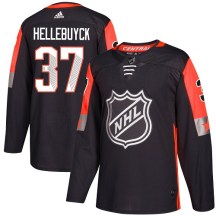 Winnipeg Jets Youth Connor Hellebuyck Adidas Authentic Black 2018 All-Star Central Division Jersey